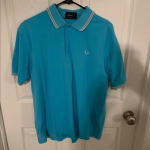 ❤️FRED PERRY “dark” TURQUOISE 👕UNBELIEVABLE 🔥🔥